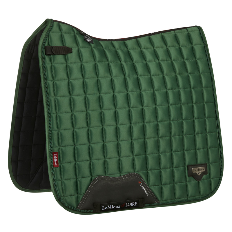LeMieux Loire Classic Satin Dressage Pad - Hunter Green