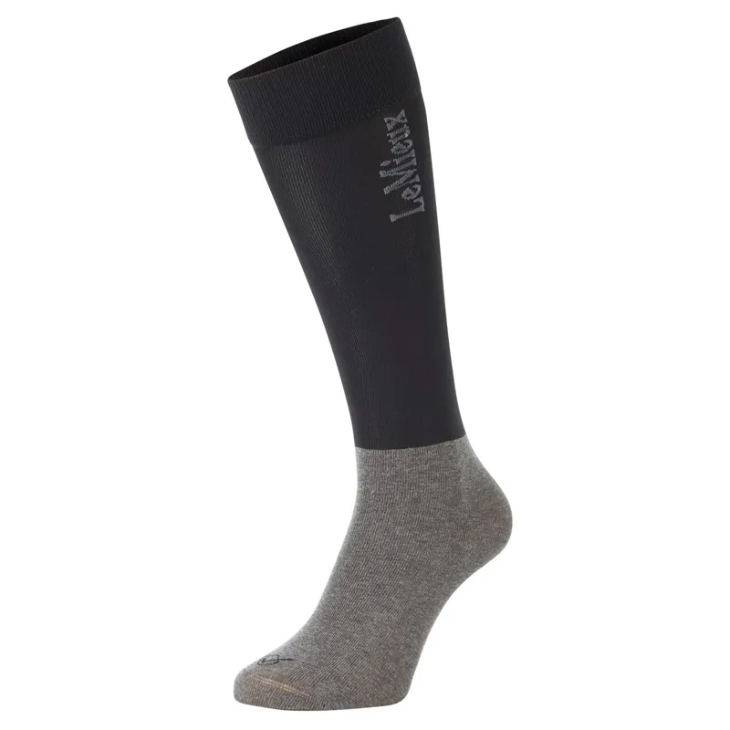 LeMieux Competition Unisex Riding Socks 2 Pack Black-1
