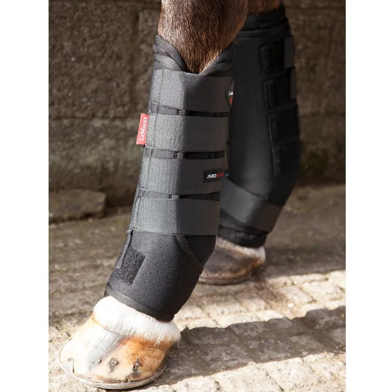 LeMieux Easi-Breathe Stable and Shipping Protection Boots - Black-1
