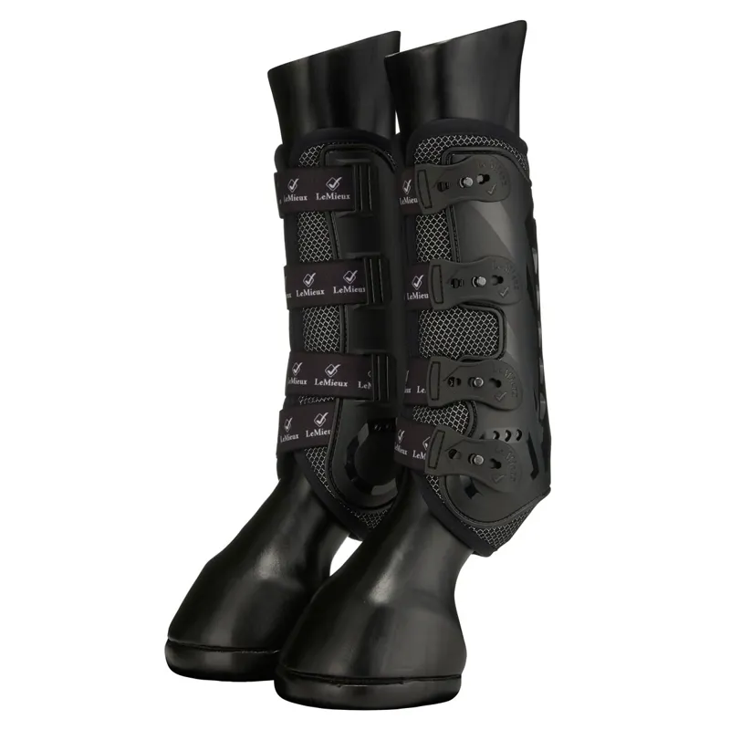 LeMieux Ultra Mesh Snug Hind Boots - Black-1