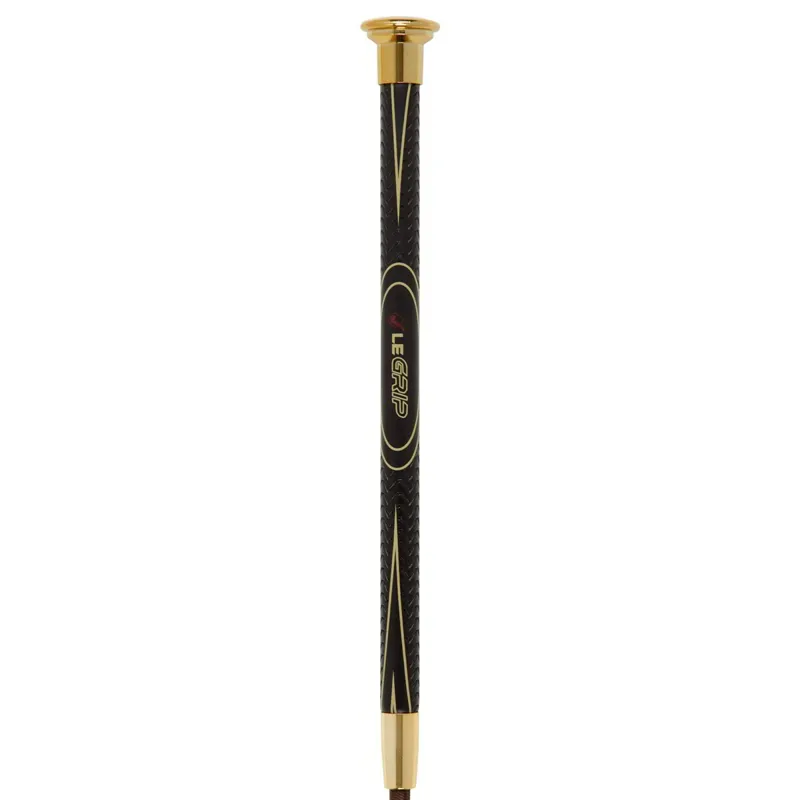 LeMieux LeGrip Jumping Whip - Brown-1