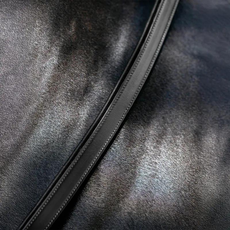 LeMieux Leather Neck Strap - Black-1