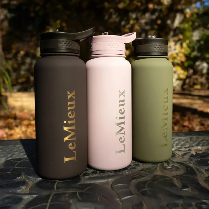 LeMieux 0.9L Water Bottle - Cocoa-2