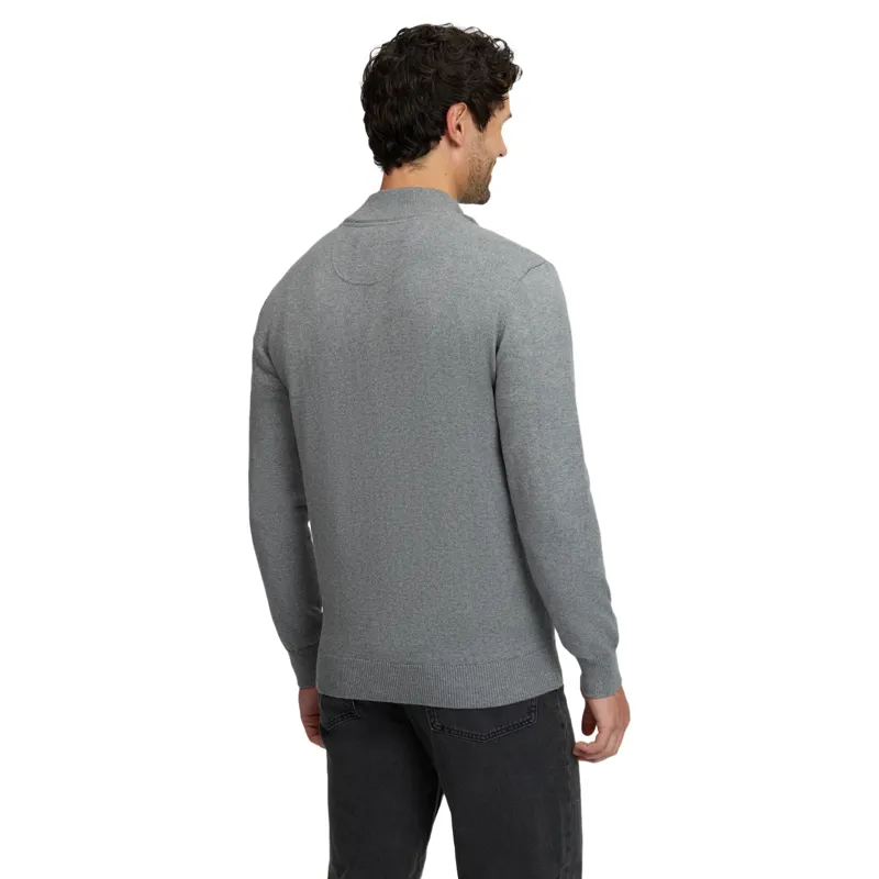 LeMieux Men's Quarter Zip Knit Sweatshirt - Grey-1