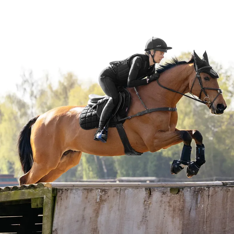 LeMieux 3D Mesh Self-Cool Eurojump Saddle Pad - Black-1