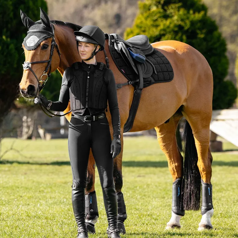 LeMieux 3D Mesh Self-Cool Eurojump Saddle Pad - Black-2
