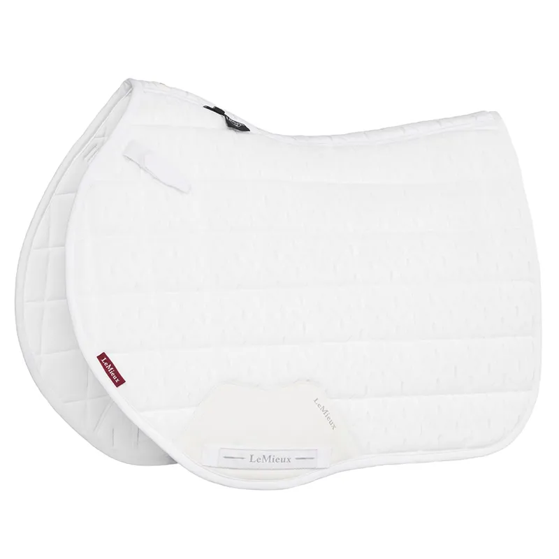 LeMieux 3D Mesh Self-Cool Eurojump Saddle Pad - White