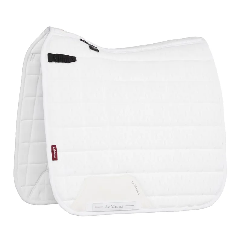 LeMieux 3D Mesh Self-Cool Dressage Saddle Pad - White