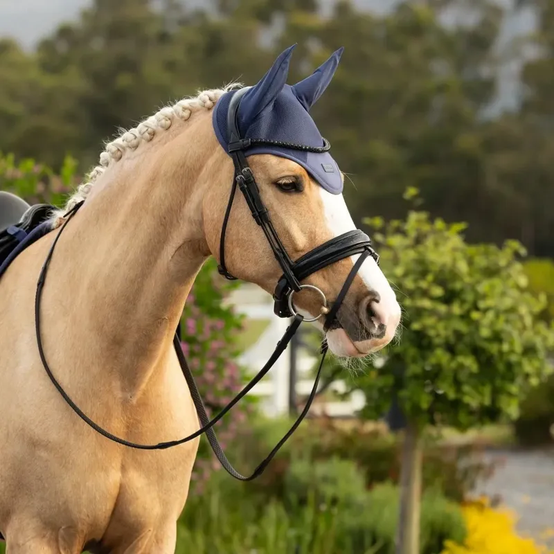 LeMieux Pro Air-Tech Mesh Fly Hood - Shadow-1
