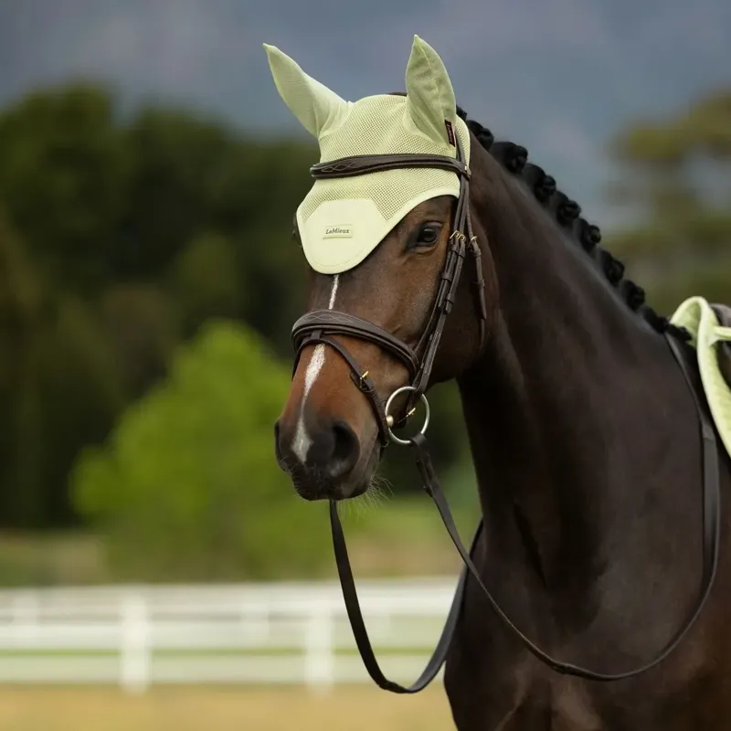 LeMieux Pro Air-Tech Mesh Fly Hood - Macaron-1