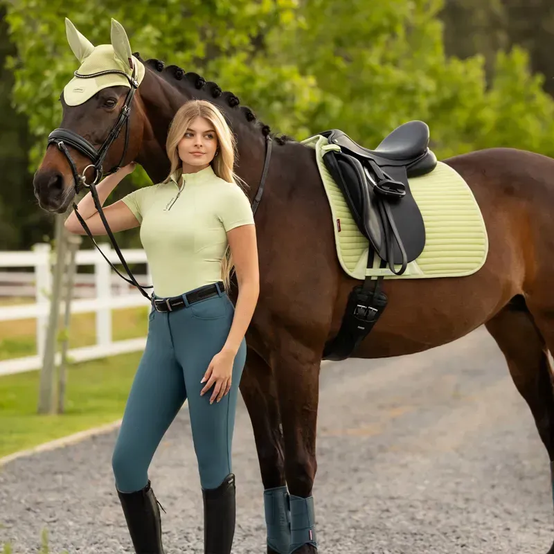 LeMieux Air-Tek Mesh Dressage Saddle Pad - Macaron-2