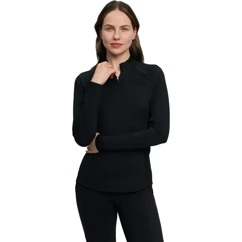 LeMieux Airflow Women's Long Sleeve Base Layer - Black-1