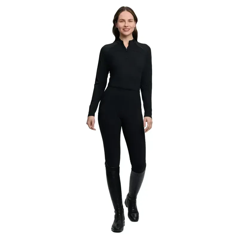 LeMieux Airflow Women's Long Sleeve Base Layer - Black-2