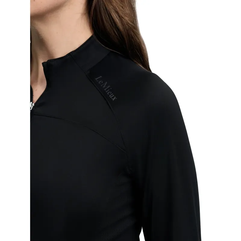 LeMieux Airflow Women's Long Sleeve Base Layer - Black-4