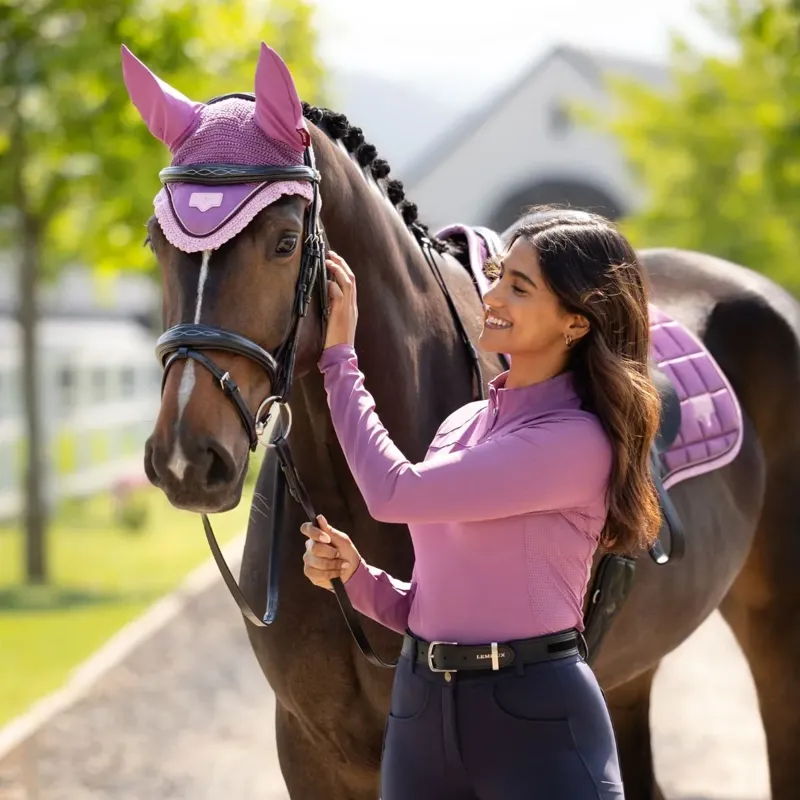LeMieux Airflow Women's Long Sleeve Base Layer - Mallow-4