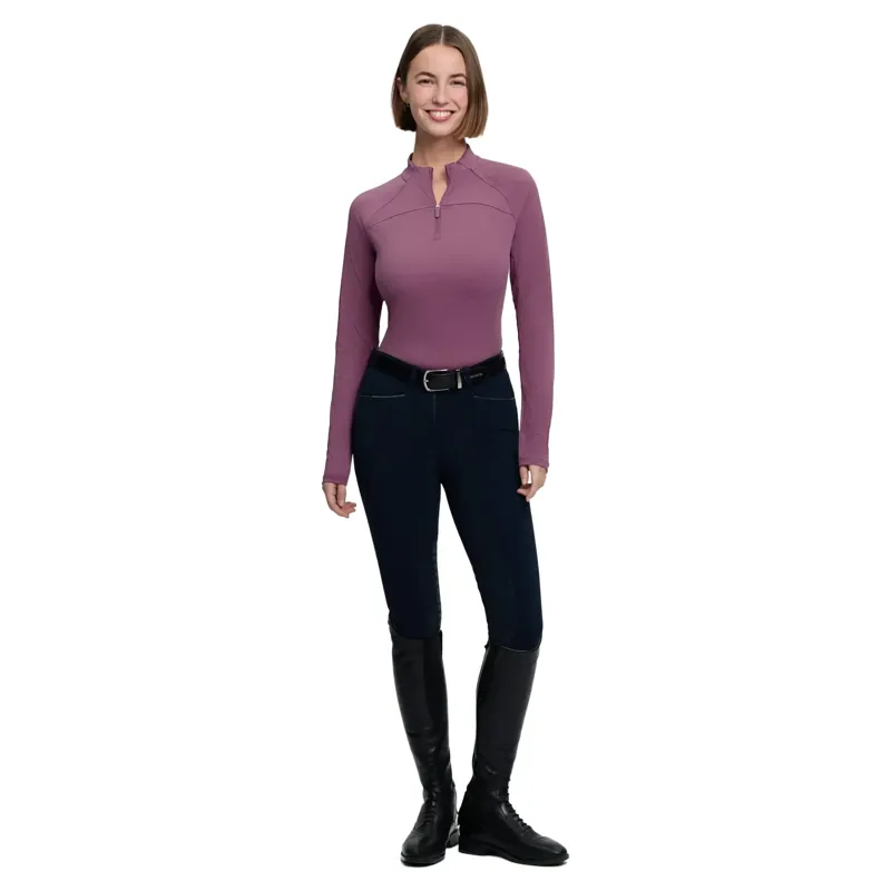 LeMieux Airflow Women's Long Sleeve Base Layer - Mallow-5