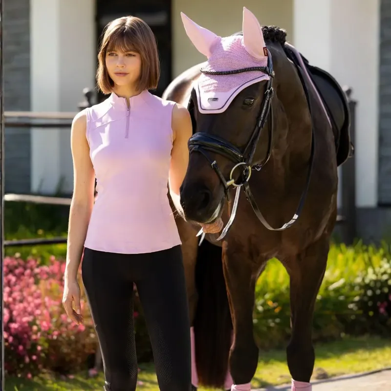 LeMieux Airflow Womens Sleeveless Base Layer - Fondant-11