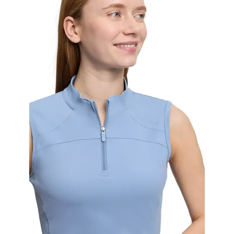 LeMieux Airflow Women's Sleeveless Base Layer - Powder Blue-3