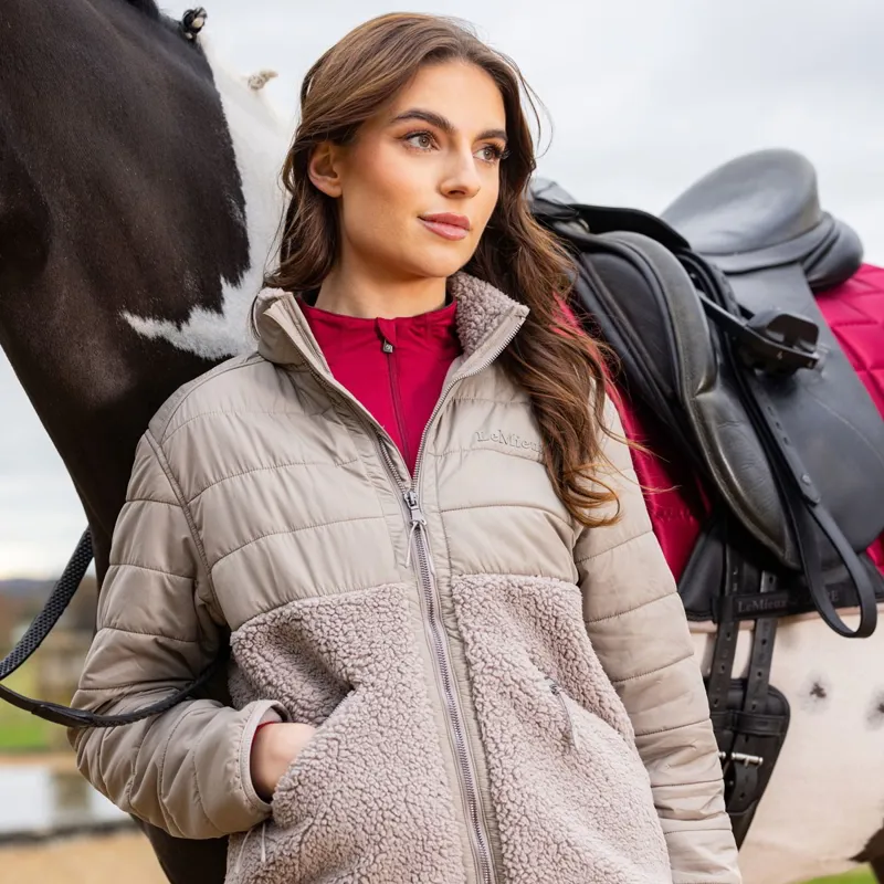 LeMieux Alissa Hybrid Fleece Women's Jacket - Ash-5