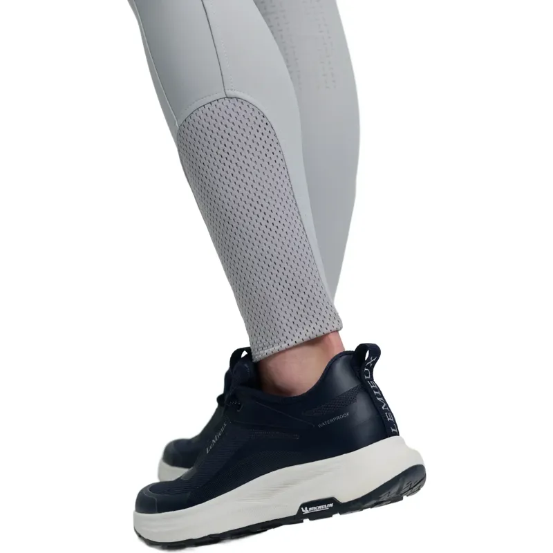 LeMieux Amy Full Grip Womens Bregging Riding Tights - Light Grey-5
