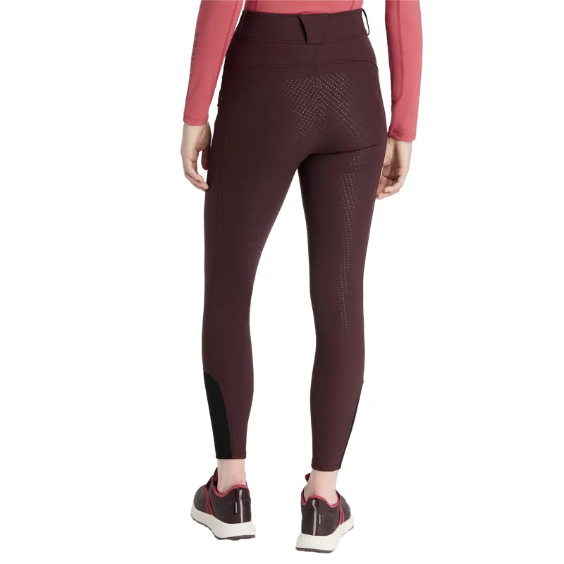 LeMieux Amy Full Grip Ladies Riding Tights - Damson-2