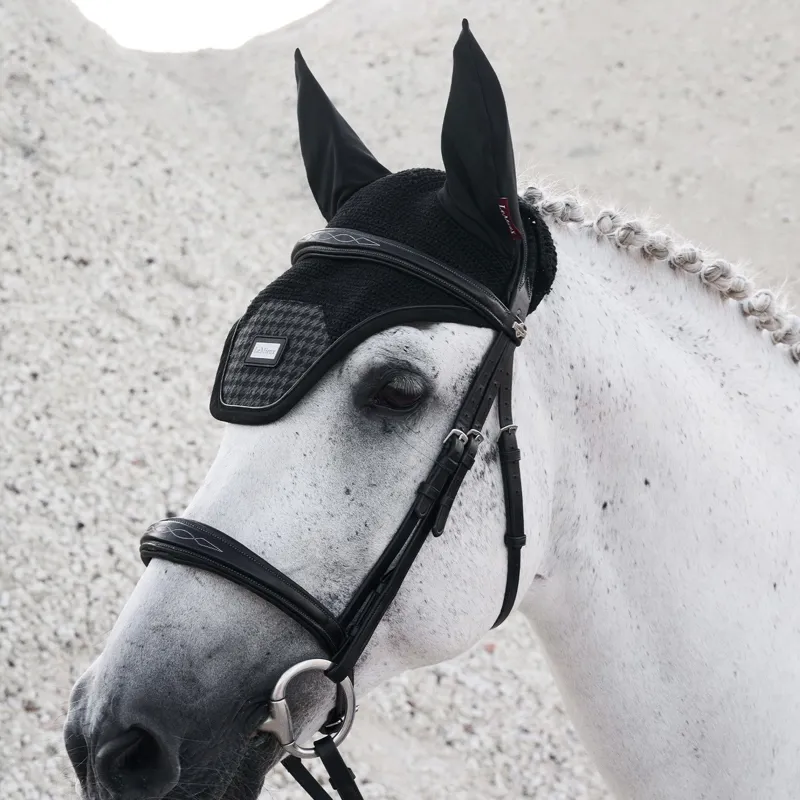 LeMieux Aspen Fly Bonnet - Houndstooth-1