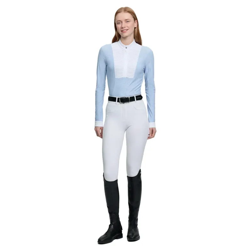 LeMieux Arielle Women's Long Sleeve Show Shirt - Mist-1