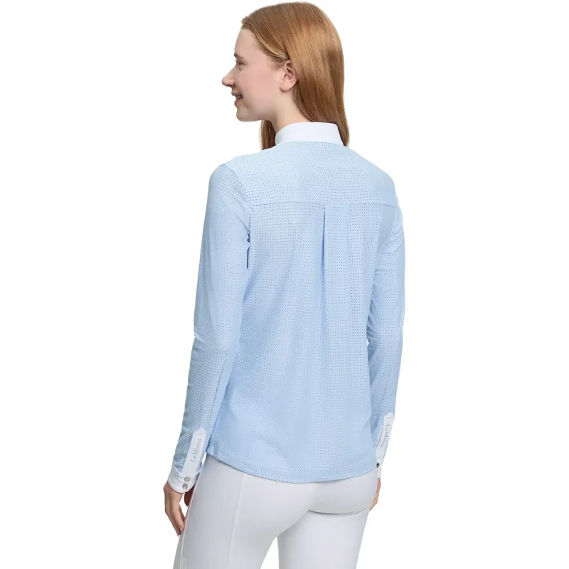 LeMieux Arielle Women's Long Sleeve Show Shirt - Mist-3