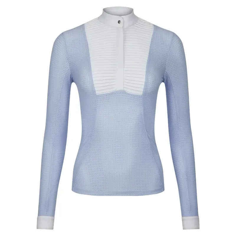 LeMieux Arielle Women's Long Sleeve Show Shirt - Mist-4