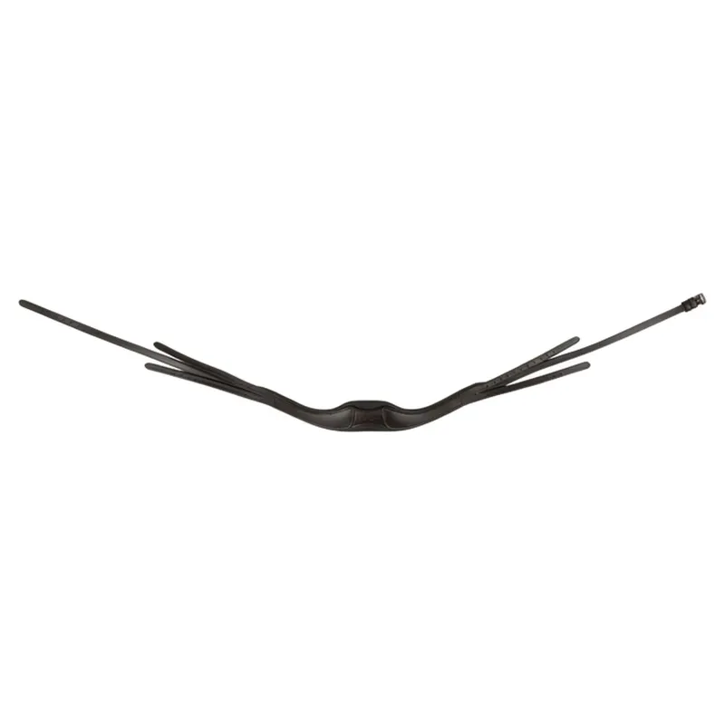 LeMieux Arika Anatomic Dressage Crownpiece - Brown/Silver