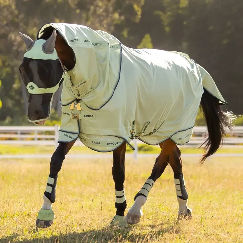 LeMieux Arika Armour-Tek Detachable Neck Fly Sheet - Macaron
