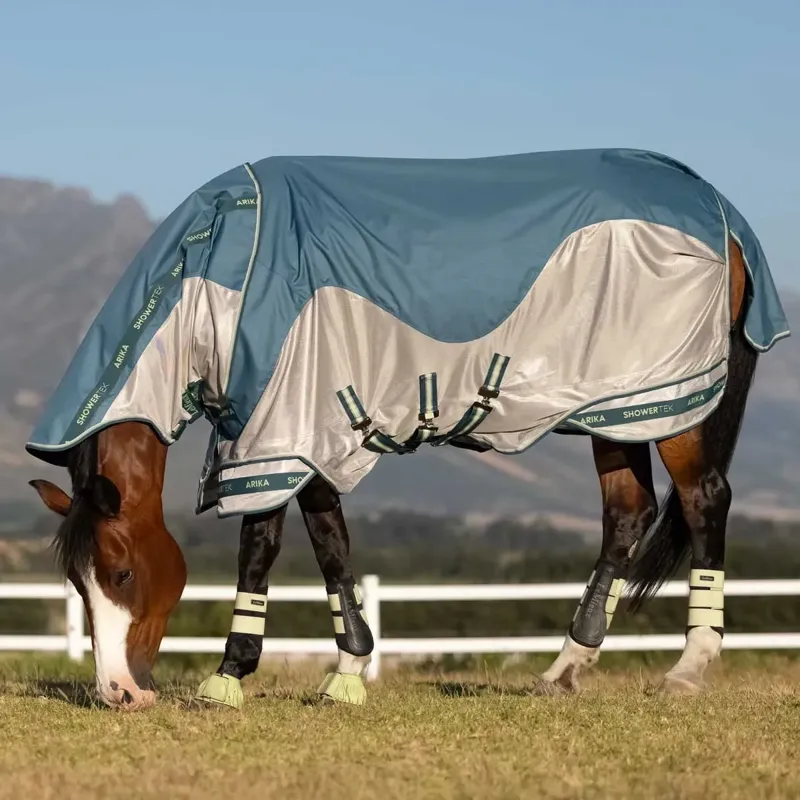 LeMieux Arika Camo Shower-Tek Waterproof Fly Sheet - Jungle