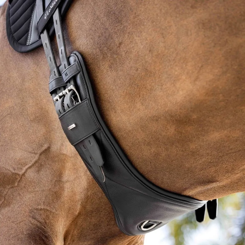 LeMieux Arika Contoured Dressage Girth - Black-1