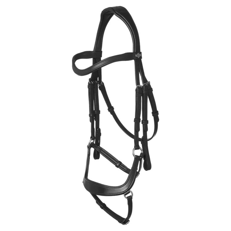 LeMieux Arika Drop Bridle - Black/Silver-1