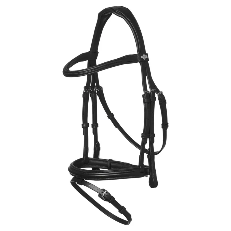 LeMieux Arika Flash Bridle - Black/Silver-1