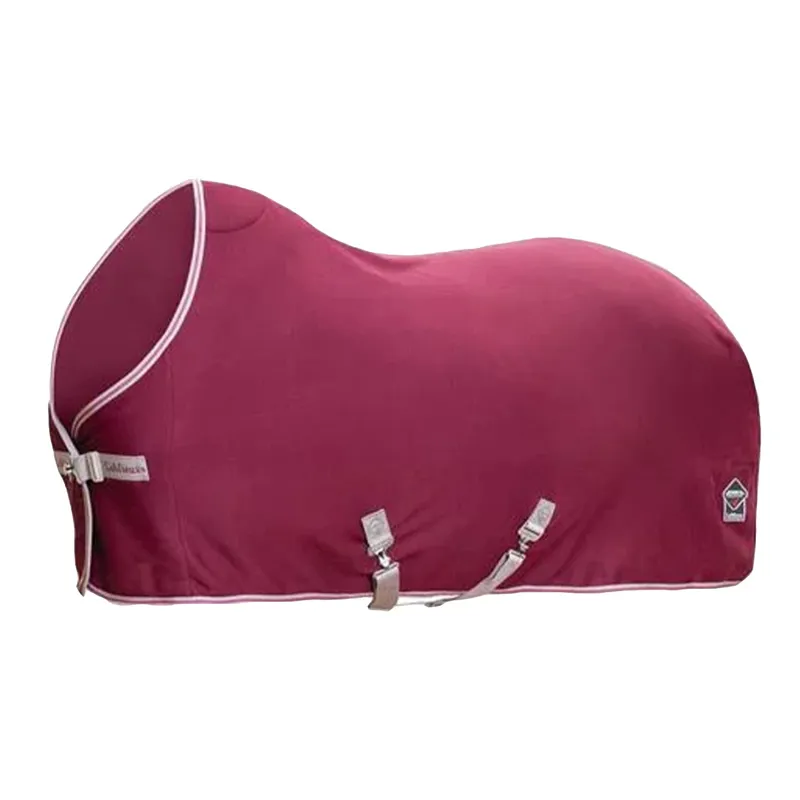 LeMieux Arika Jersey-Tek Fleece Rug - Burgundy-1