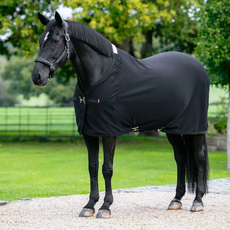 LeMieux Arika Jersey-Tek Fleece Sheet - Black