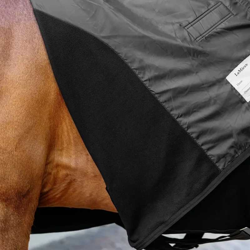 LeMieux Arika Jersey-Tek Fleece Sheet - Black-3