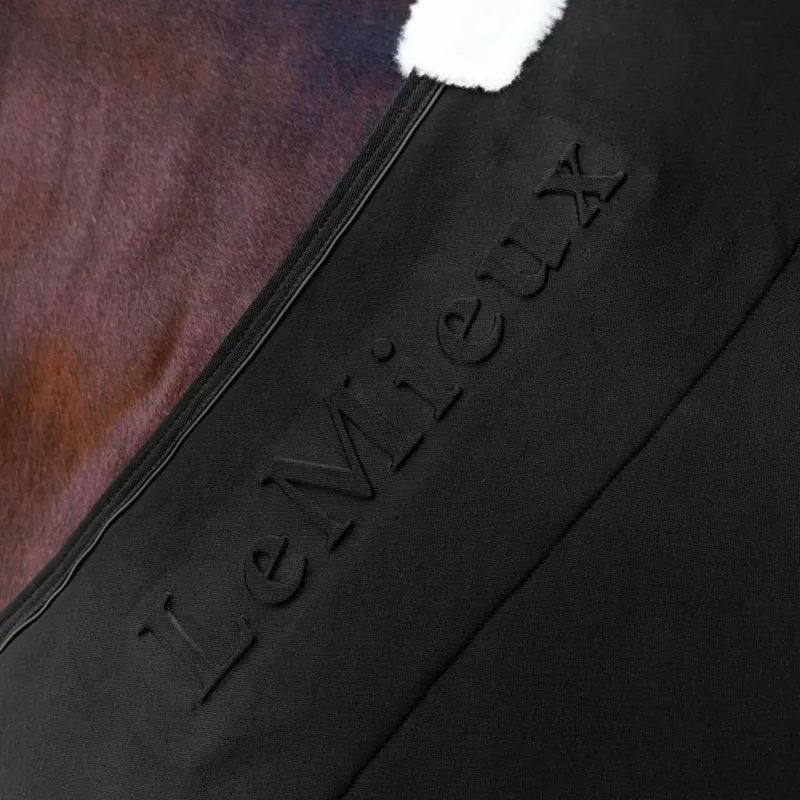 LeMieux Arika Jersey-Tek Fleece Sheet - Black-2
