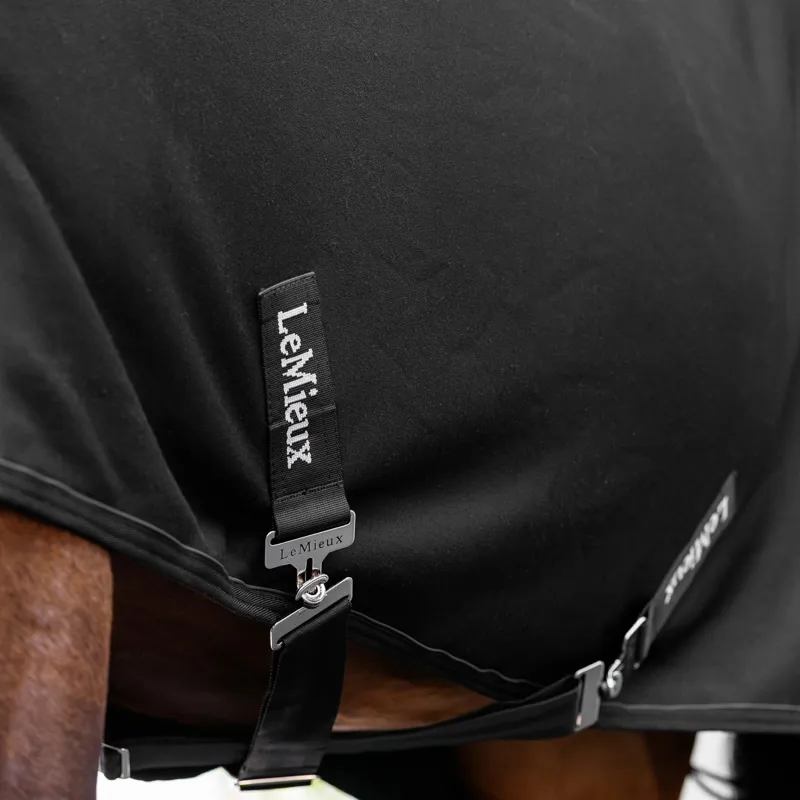 LeMieux Arika Jersey-Tek Fleece Sheet - Black-1