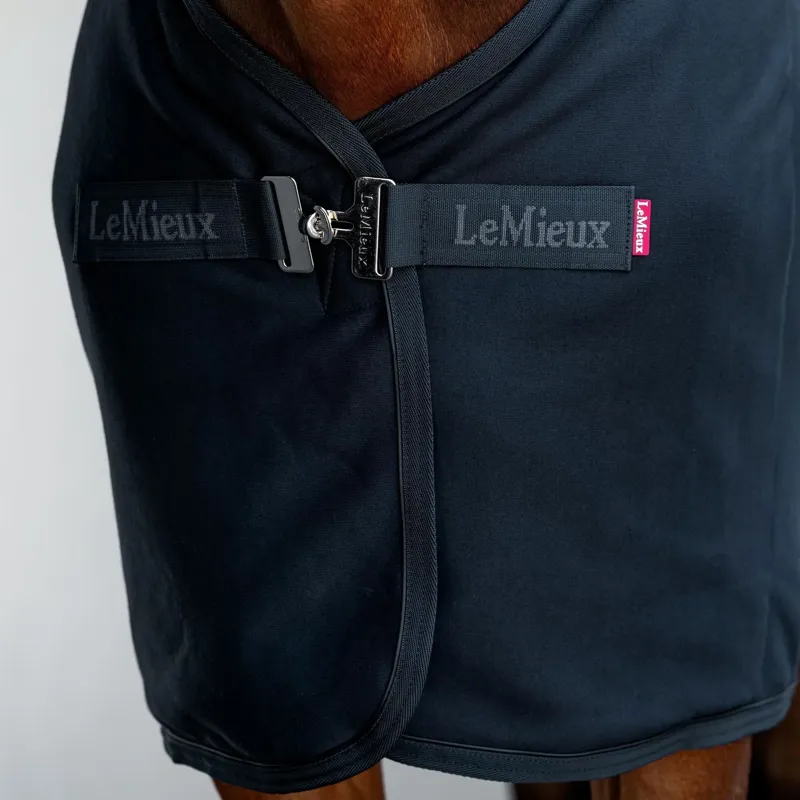 LeMieux Arika Jersey-Tek Fleece Sheet - Navy-2