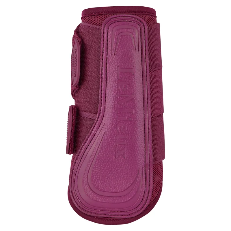 LeMieux Arika Mesh Brushing Boots - Blackberry-3