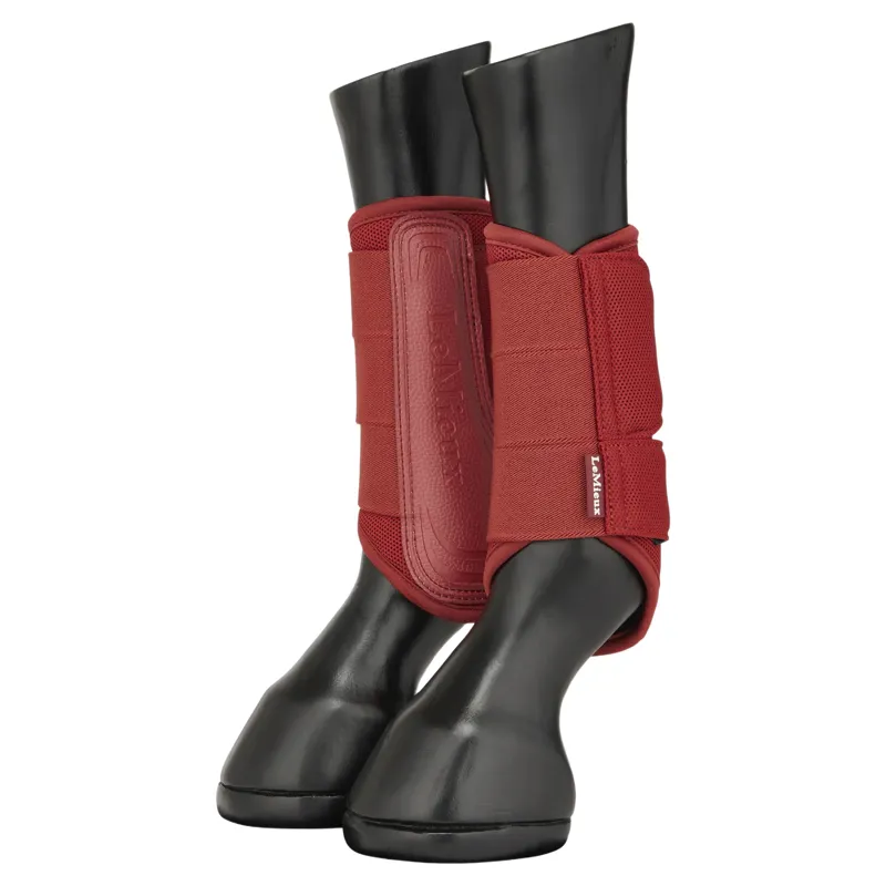 LeMieux Arika Mesh Brushing Boots - Russet