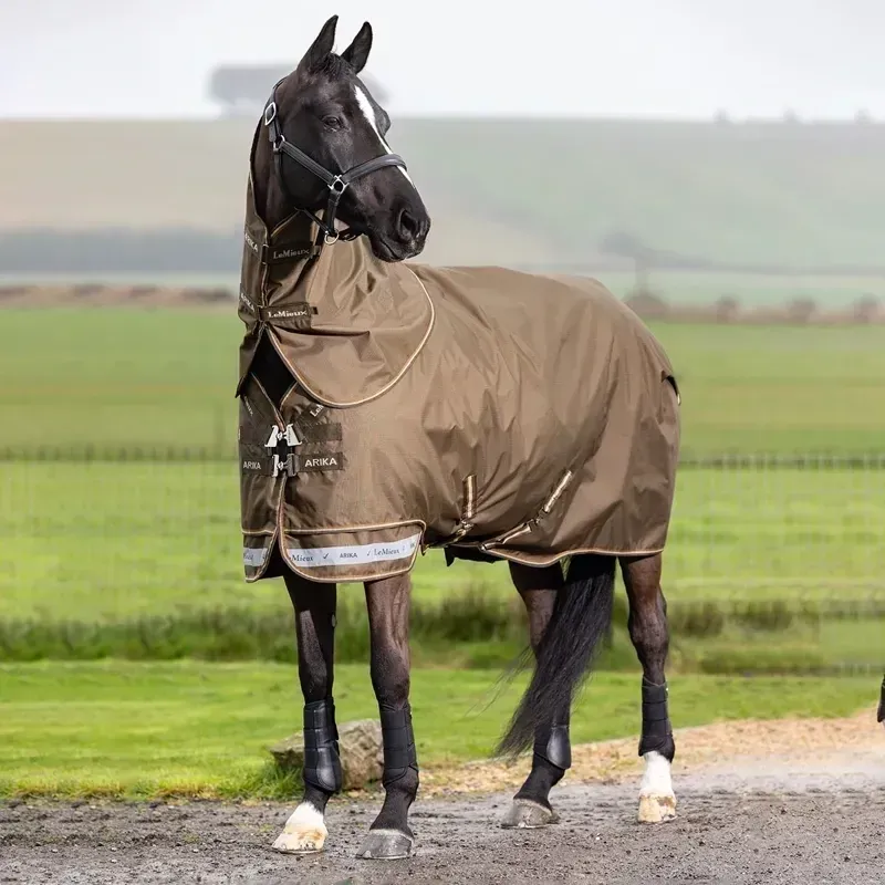 LeMieux Arika Ripstop 600D 50g Detachable Neck Turnout Blanket - Alpine