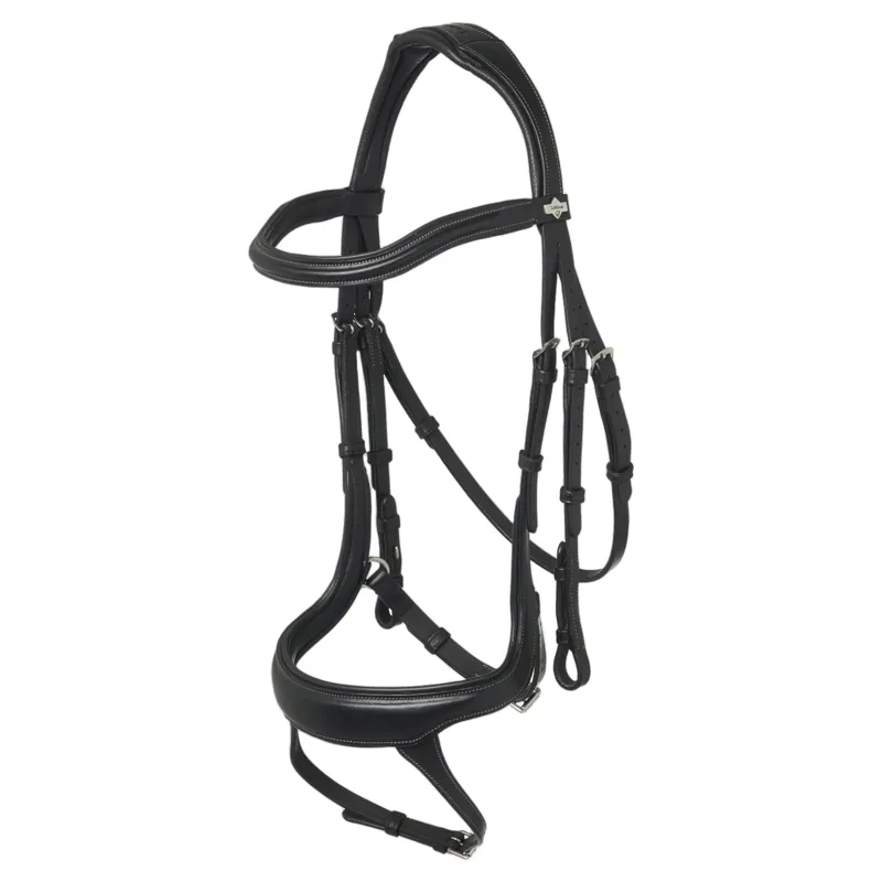 LeMieux Arika Split Noseband Bridle - Black-1