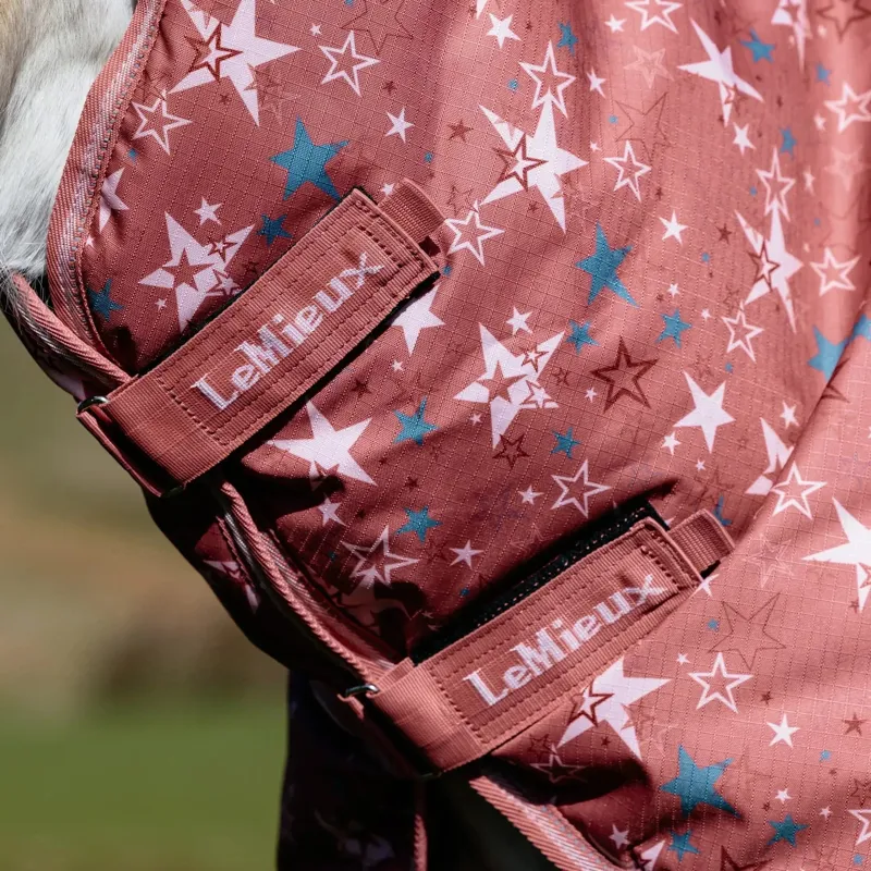 LeMieux Arika Star Detachable Neck 0g Turnout Sheet - Spiced Earth Pre-Order-5