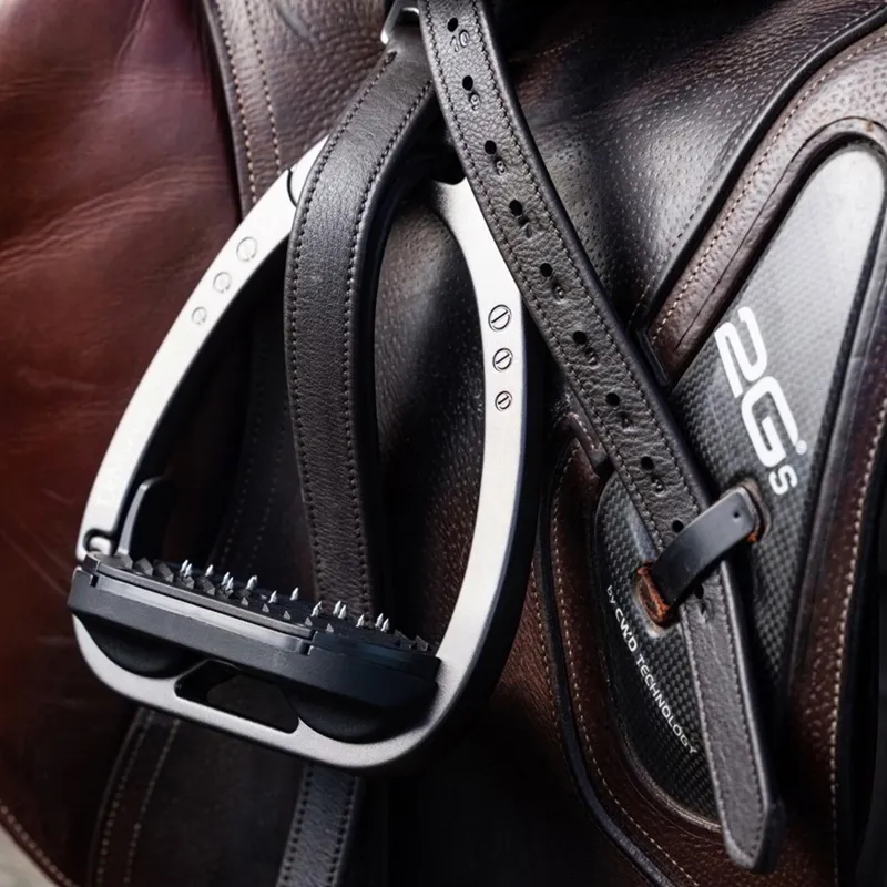 LeMieux Arika Stirrup Leathers - Brown-2