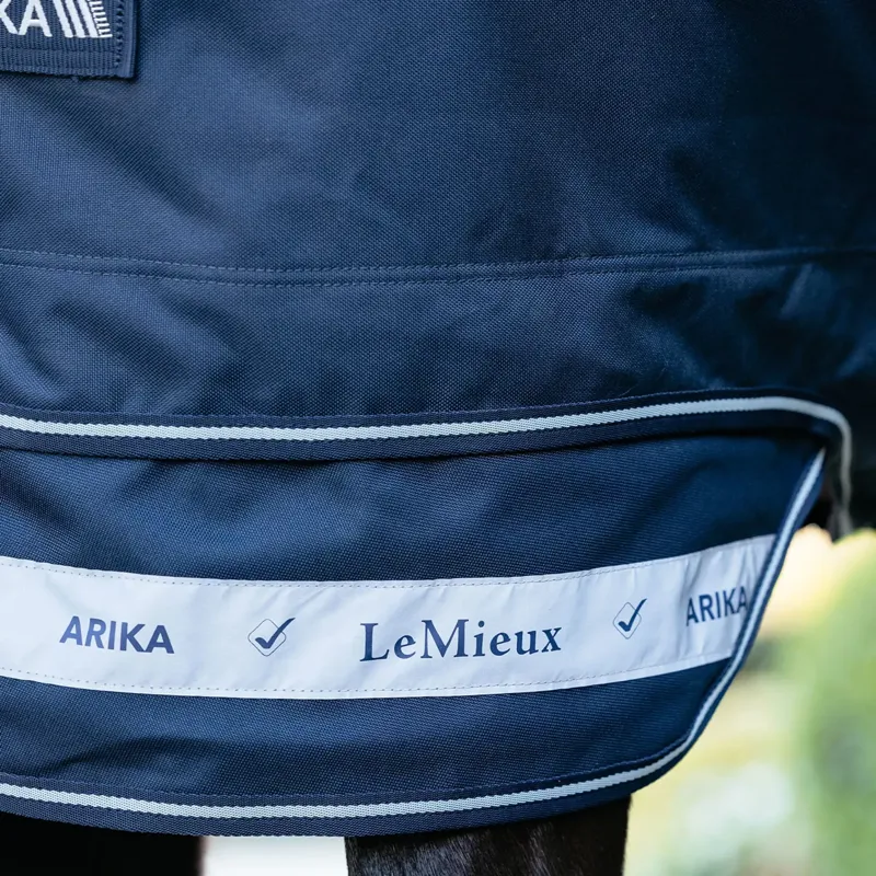 LeMieux Arika Storm-Tek Detachable Neck 100g Turnout Blanket - Navy-4