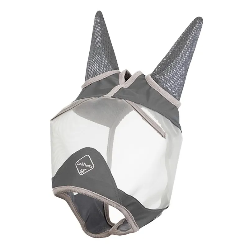 LeMieux ArmourShield Pro Half Fly Mask-Gray-1