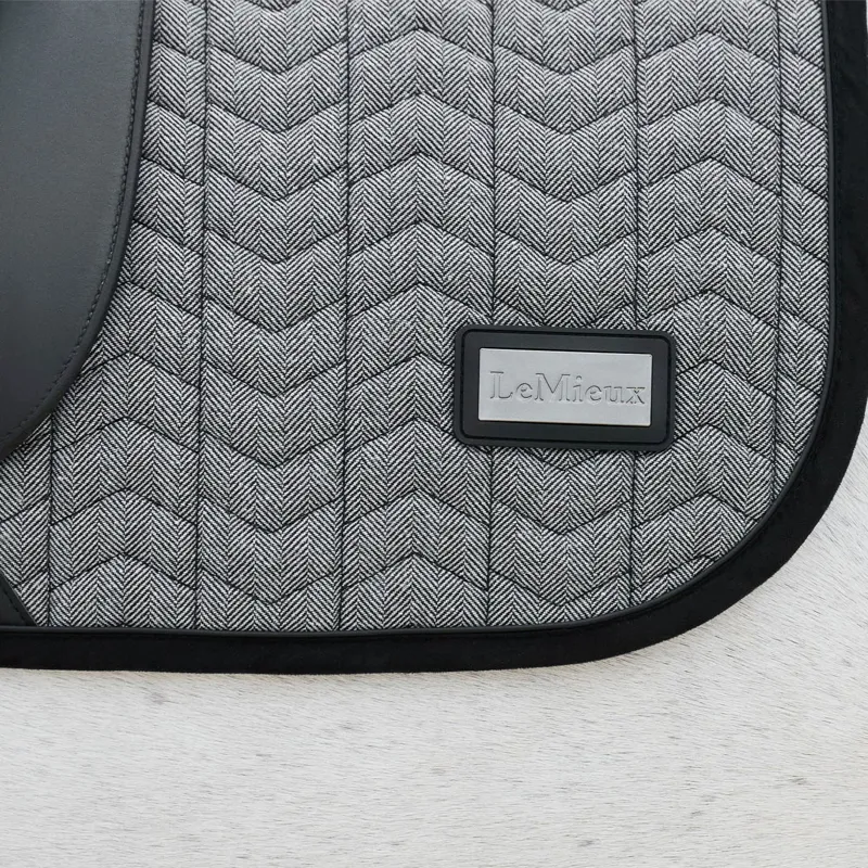 LeMieux Aspen Dressage Saddle Pad - Herringbone-3